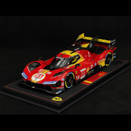 Ferrari 499P n° 51 3rd 24h Le Mans 2024 1/18 BBR Models P18252B