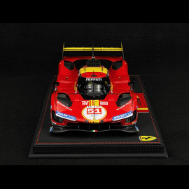 Ferrari 499P n° 51 3rd 24h Le Mans 2024 1/18 BBR Models P18252B