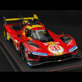Ferrari 499P n° 51 3rd 24h Le Mans 2024 1/18 BBR Models P18252B