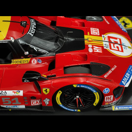 Ferrari 499P n° 51 3rd 24h Le Mans 2024 1/18 BBR Models P18252B