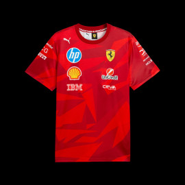 Ferrari T-Shirt F1 Team Leclerc / Hamilton GP Las Vegas Puma Rot 701234738-001