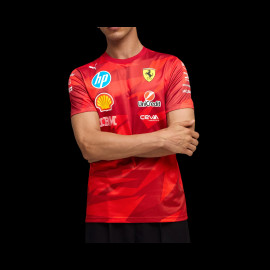 Ferrari T-shirt F1 Team Leclerc / Hamilton GP Las Vegas Puma Red 701234738-001
