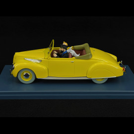 Tim Und Struppi Kapitän Haddocks Cabriolet – Die sieben Kristallkugeln – Gelb 1/24 29902