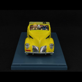 Tim Und Struppi Kapitän Haddocks Cabriolet – Die sieben Kristallkugeln – Gelb 1/24 29902