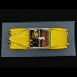 Tim Und Struppi Kapitän Haddocks Cabriolet – Die sieben Kristallkugeln – Gelb 1/24 29902