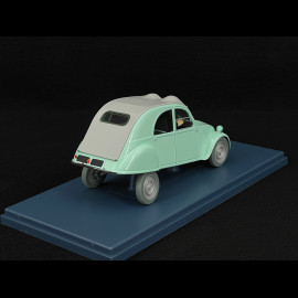 Tintin The 2CV Of The Thompson Twins - The Calculus Affair - Green 1/24 29908