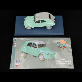 Tintin The 2CV Of The Thompson Twins - The Calculus Affair - Green 1/24 29908