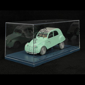 Tintin The 2CV Of The Thompson Twins - The Calculus Affair - Green 1/24 29908