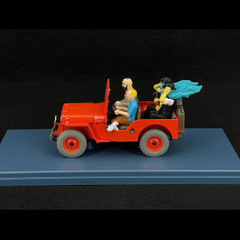 Tintin The Desert Jeep - Tintin In The Land Of Black Gold - Red 1/24 29947
