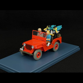 Tintin The Desert Jeep - Tintin In The Land Of Black Gold - Red 1/24 29947