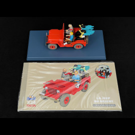 Tintin The Desert Jeep - Tintin In The Land Of Black Gold - Red 1/24 29947