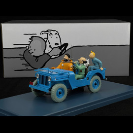 Tim Und Struppi Der Blaue Jeep – Reiseziel Mond – Blau 1/24 29904