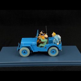 Tintin The Blue Jeep - Destination Moon - Blue 1/24 29904
