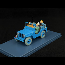 Tim Und Struppi Der Blaue Jeep – Reiseziel Mond – Blau 1/24 29904