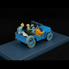 Tim Und Struppi Der Blaue Jeep – Reiseziel Mond – Blau 1/24 29904