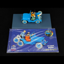 Tintin The Blue Jeep - Destination Moon - Blue 1/24 29904