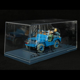 Tintin The Blue Jeep - Destination Moon - Blue 1/24 29904