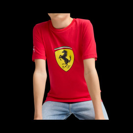 Ferrari T-Shirt F1 Team Puma Ecusson Rot 630435-02 - Kinder