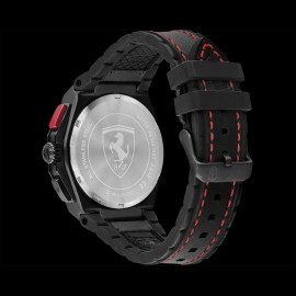 Ferrari Uhr Aspire Chronograph Schwarzem Lederarmband FE-083-0792