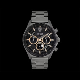 Ferrari Uhr Pilota Evo Chronograph Grau Metallarmband FE-083-0824