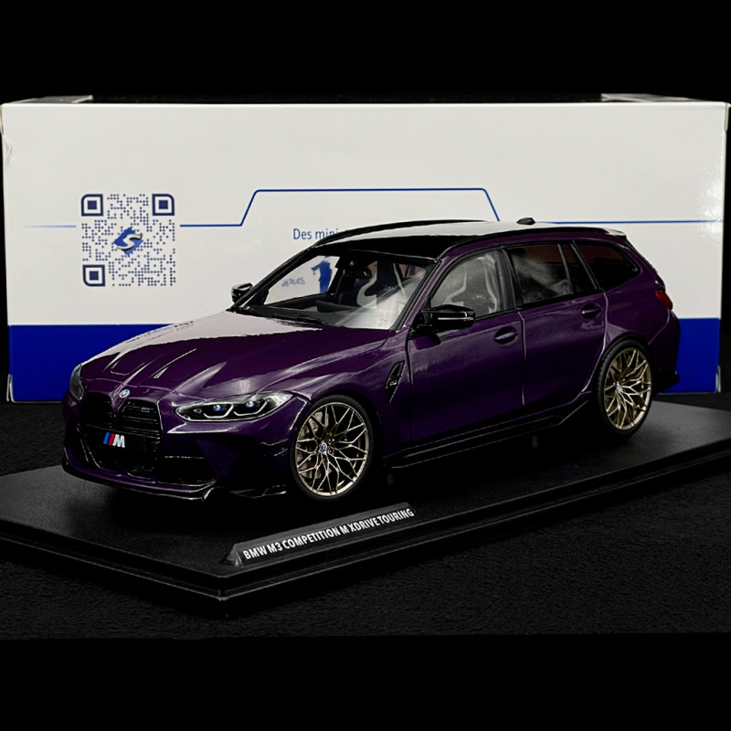 BMW M3 G81 Touring Performance 2024 Twilight Purple Pear 1/18 Solido S1813701
