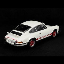 Porsche 911 Carrera RS 2.7 1973 White / Red Stripes 1/12 Norev 127514
