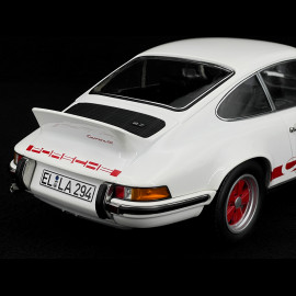 Porsche 911 Carrera RS 2.7 1973 Weiß / Rot gestreift 1/12 Norev 127514