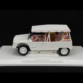 Citroën Méhari Eden Sorbet Hôtel Martinez 2023 White / Pink 1/18 Norev 181804