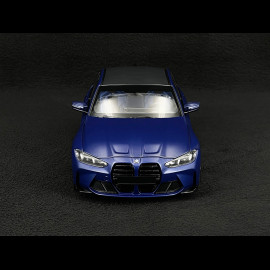 BMW M3 2024 Matt Blau Metallic 1/18 Minichamps 110020220