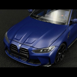 BMW M3 2024 Matt Blue Metallic 1/18 Minichamps 110020220