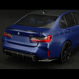 BMW M3 2024 Matt Blue Metallic 1/18 Minichamps 110020220