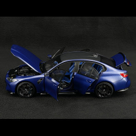 BMW M3 2024 Matt Blue Metallic 1/18 Minichamps 110020220