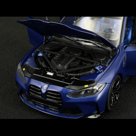 BMW M3 2024 Matt Blau Metallic 1/18 Minichamps 110020220