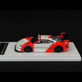 Ferrari F40 LM Mit Schwarzen Felgen 1996 Rot / Weiß 1/43 Tecnomodel TM43-67D