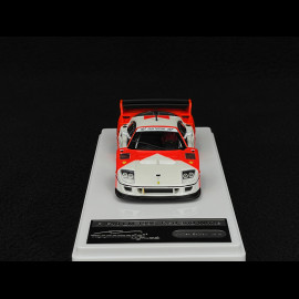 Ferrari F40 LM Mit Schwarzen Felgen 1996 Rot / Weiß 1/43 Tecnomodel TM43-67D