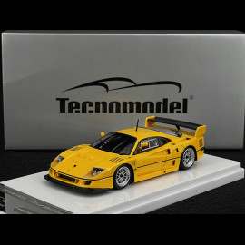 Ferrari F40 LM Press Version With Silver Enkei Rims 1996 Modena Yellow 1/43 Tecnomodel TM43-67B