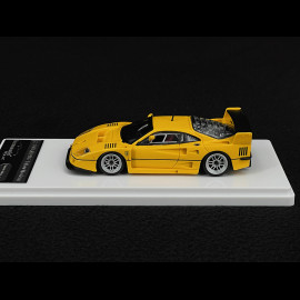 Ferrari F40 LM Press Version With Silver Enkei Rims 1996 Modena Yellow 1/43 Tecnomodel TM43-67B