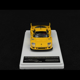 Ferrari F40 LM Presseversion Mit Silbernen Enkei-Felgen 1996 Modena Gelb 1/43 Tecnomodel TM43-67B