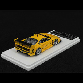 Ferrari F40 LM Presseversion Mit Silbernen Enkei-Felgen 1996 Modena Gelb 1/43 Tecnomodel TM43-67B