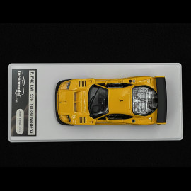 Ferrari F40 LM Press Version With Silver Enkei Rims 1996 Modena Yellow 1/43 Tecnomodel TM43-67B