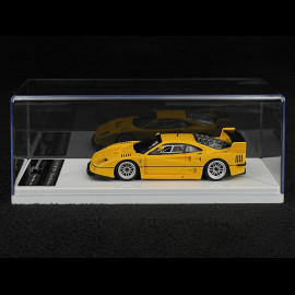 Ferrari F40 LM Presseversion Mit Silbernen Enkei-Felgen 1996 Modena Gelb 1/43 Tecnomodel TM43-67B