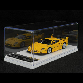 Ferrari F40 LM Press Version With Silver Enkei Rims 1996 Modena Yellow 1/43 Tecnomodel TM43-67B