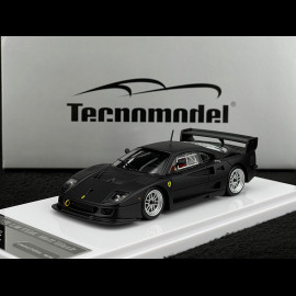 Ferrari F40 LM Press Version With Silver Enkei Rims 1996 Matte Black 1/43 Tecnomodel TM43-67C