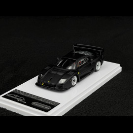 Ferrari F40 LM Press Version With Silver Enkei Rims 1996 Matte Black 1/43 Tecnomodel TM43-67C