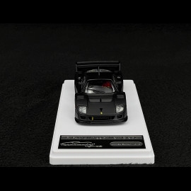 Ferrari F40 LM Press Version With Silver Enkei Rims 1996 Matte Black 1/43 Tecnomodel TM43-67C