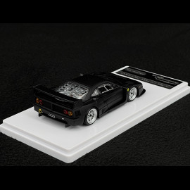 Ferrari F40 LM Press Version With Silver Enkei Rims 1996 Matte Black 1/43 Tecnomodel TM43-67C