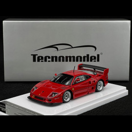 Ferrari F40 LM Presseversion Mit Silbernen Enkei-Felgen 1996 Rot 1/43 Tecnomodel TM43-67A