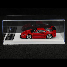 Ferrari F40 LM Press Version With Silver Enkei Rims 1996 Red 1/43 Tecnomodel TM43-67A