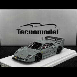 Ferrari F40 LM Presseversion Mit Schwarzen Felgen 1996 Grigio Medio 1/43 Tecnomodel TM43-67E