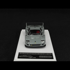 Ferrari F40 LM Press Version With Black Rims 1996 Grigio Medio 1/43 Tecnomodel TM43-67E